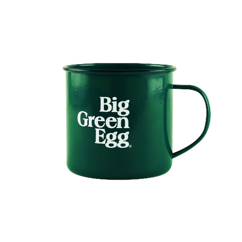 Emaille Becher Grün - Big Green Egg