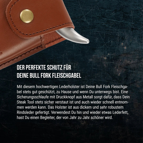 Leder Holster für Bull Fork Fleischgabel