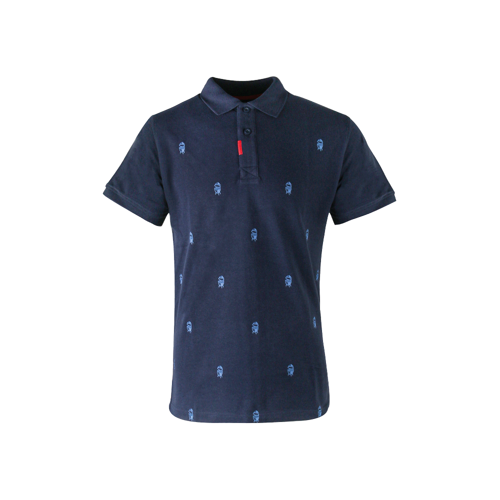 Golf Poloshirt Blau Herren