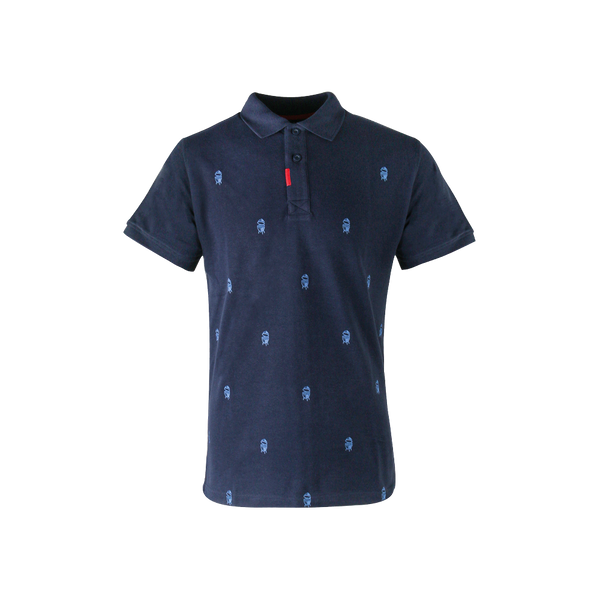 Golf Poloshirt Blau Herren