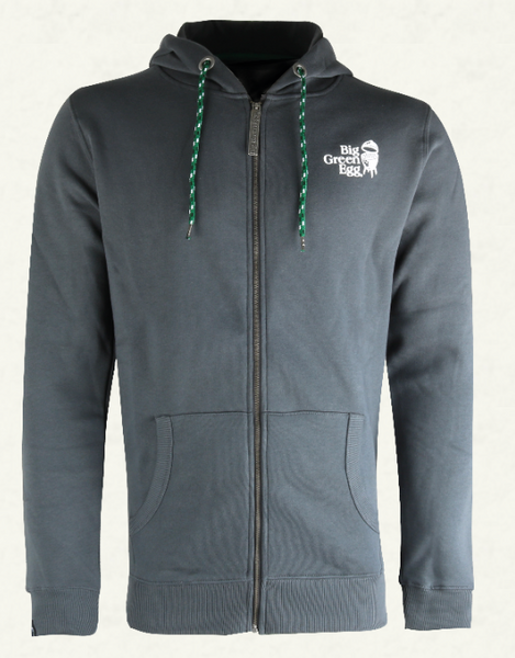 Big Green Egg Hoodie mit Reißverschluss